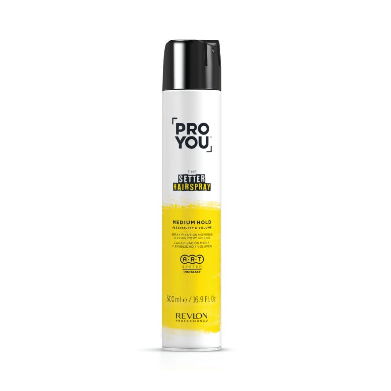 Revlon PROYOU THE SETTER Hair SPRAY MEDIUM 500ml Revlon PROYOU THE SETTER Hair SPRAY MEDIUM 500ml