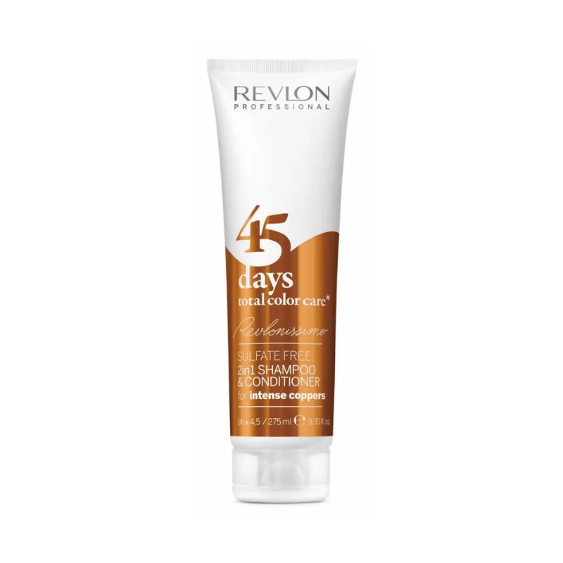 Revlon 45 DAYS Shampoo INTENSIVE COPPERS 275ml Revlon 45 DAYS Shampoo INTENSIVE COPPERS 275ml