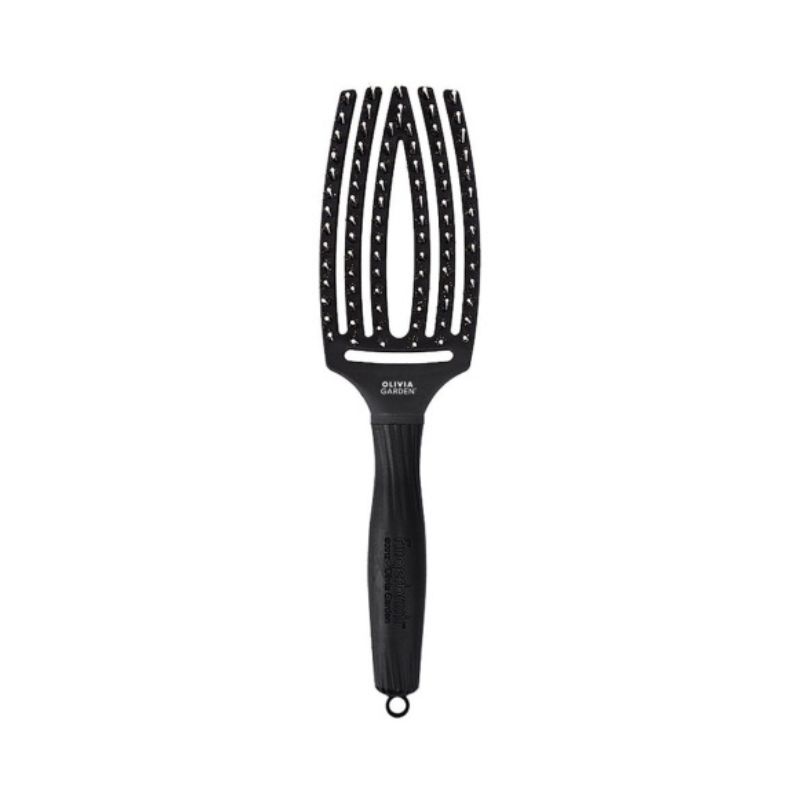 Olivia Garden Finger Combo četka za kosu crna M Olivia Garden Finger Combo četka za kosu crna M
