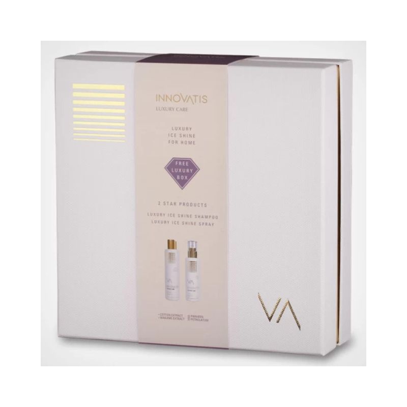 INNOVATIS Luxury Spray Ice Shine Home Kit set za negu kose INNOVATIS Luxury Spray Ice Shine Home Kit set za negu kose